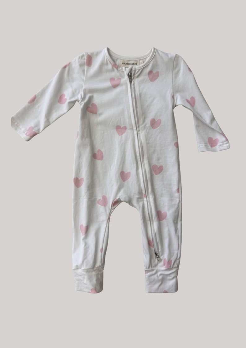 Sweet Heart Romper I Size 3-6m