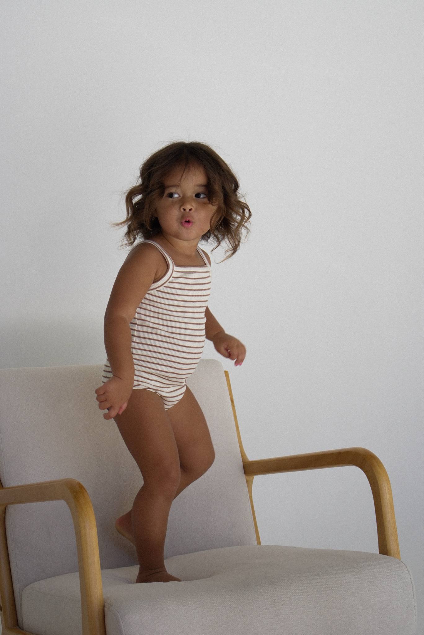 Essentials Striped Bodysuit
