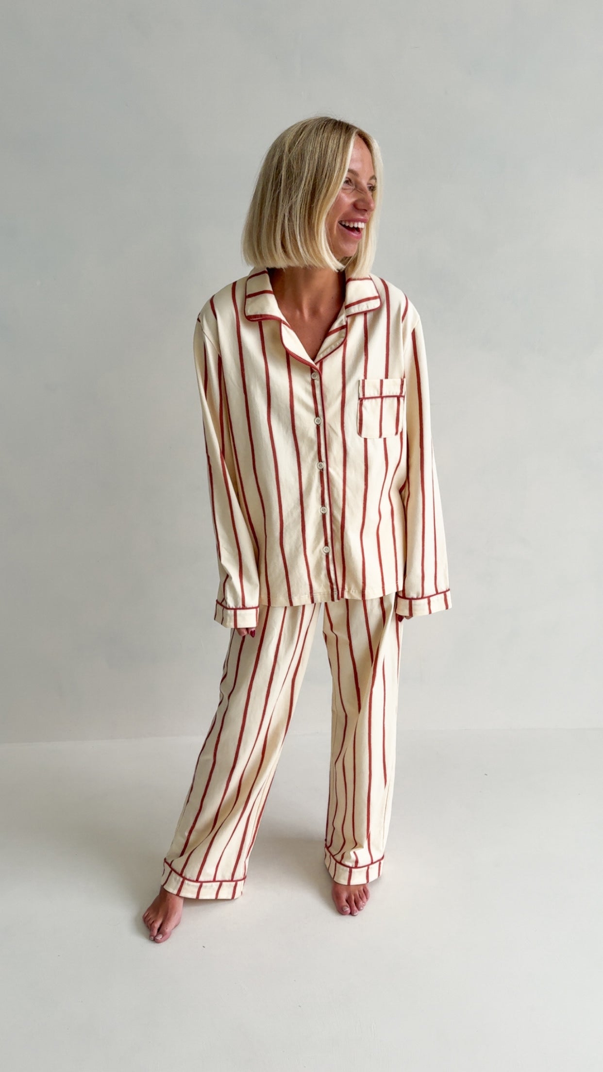 Candy cane stripe adults- Uni Sex