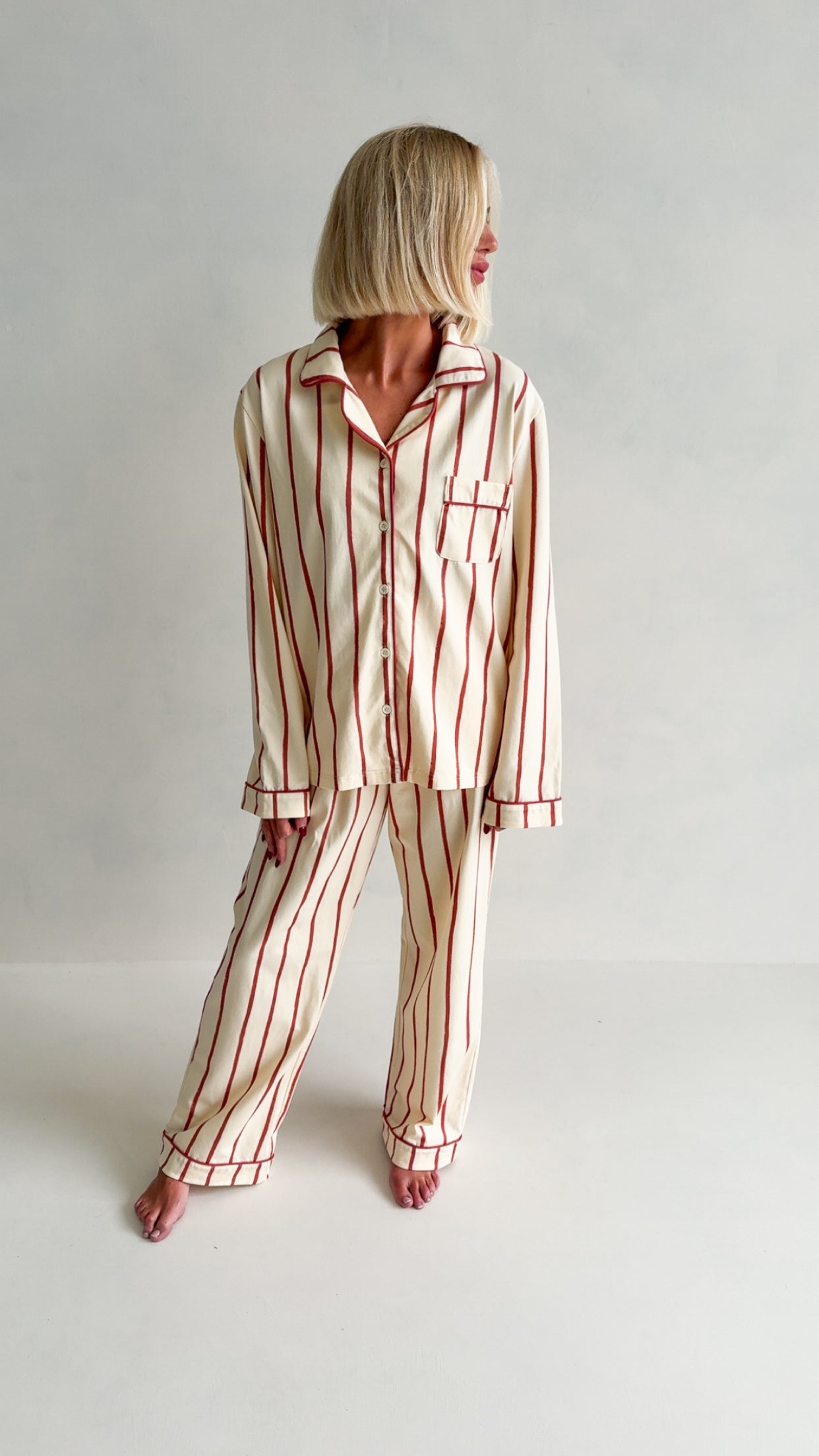 Candy cane stripe adults- Uni Sex