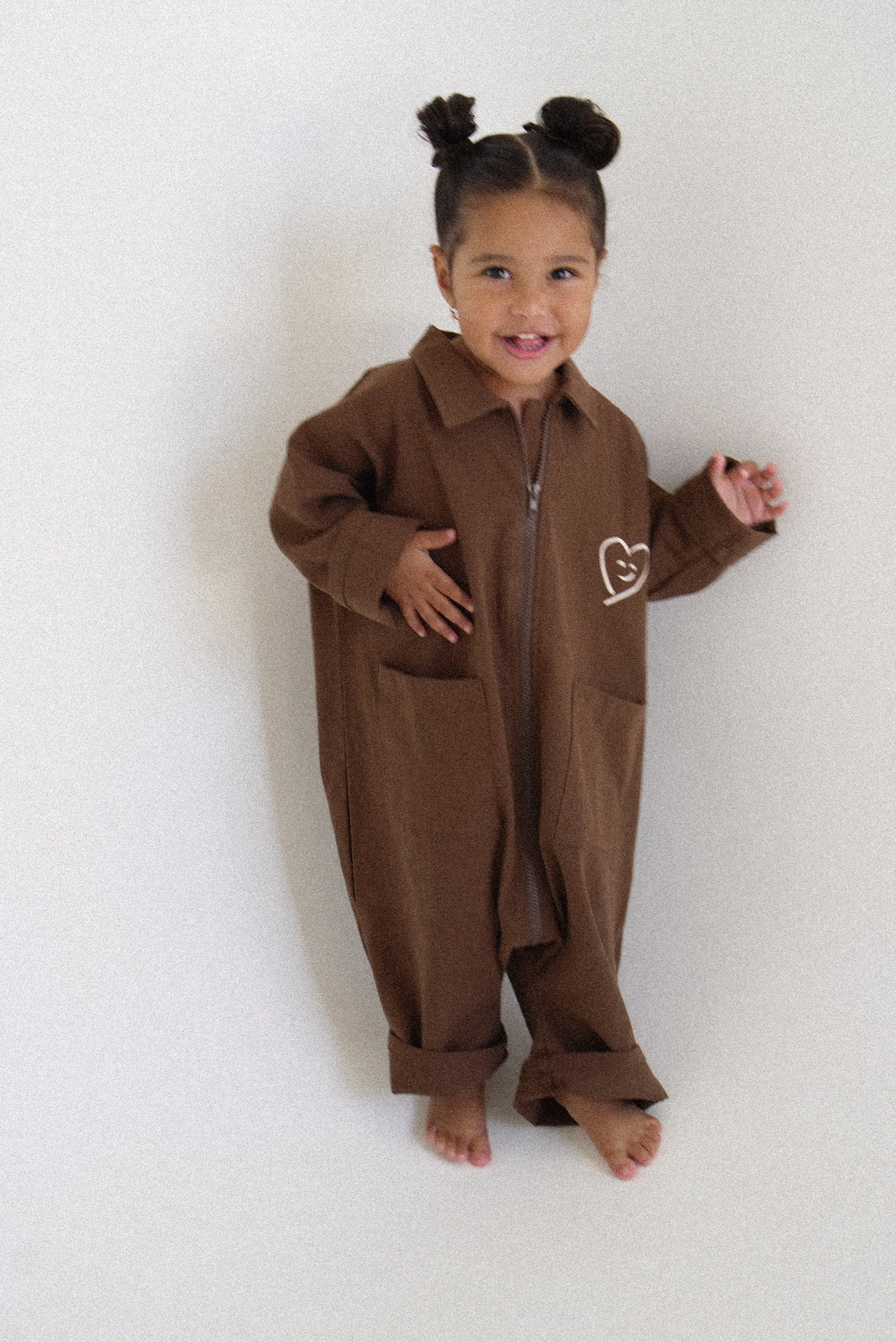 I love my daddy Boiler Suit - Chocolate
