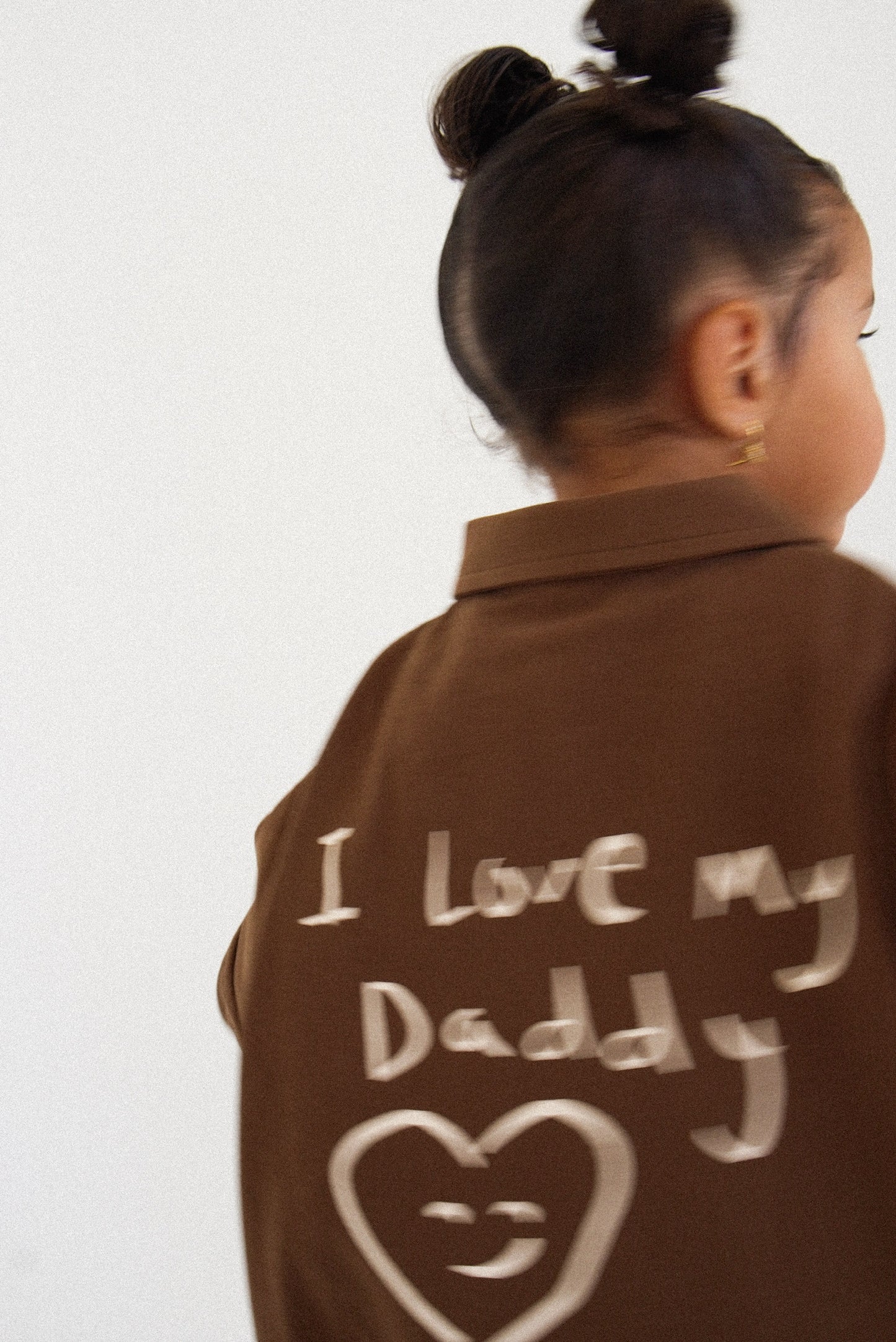I love my daddy Boiler Suit - Chocolate