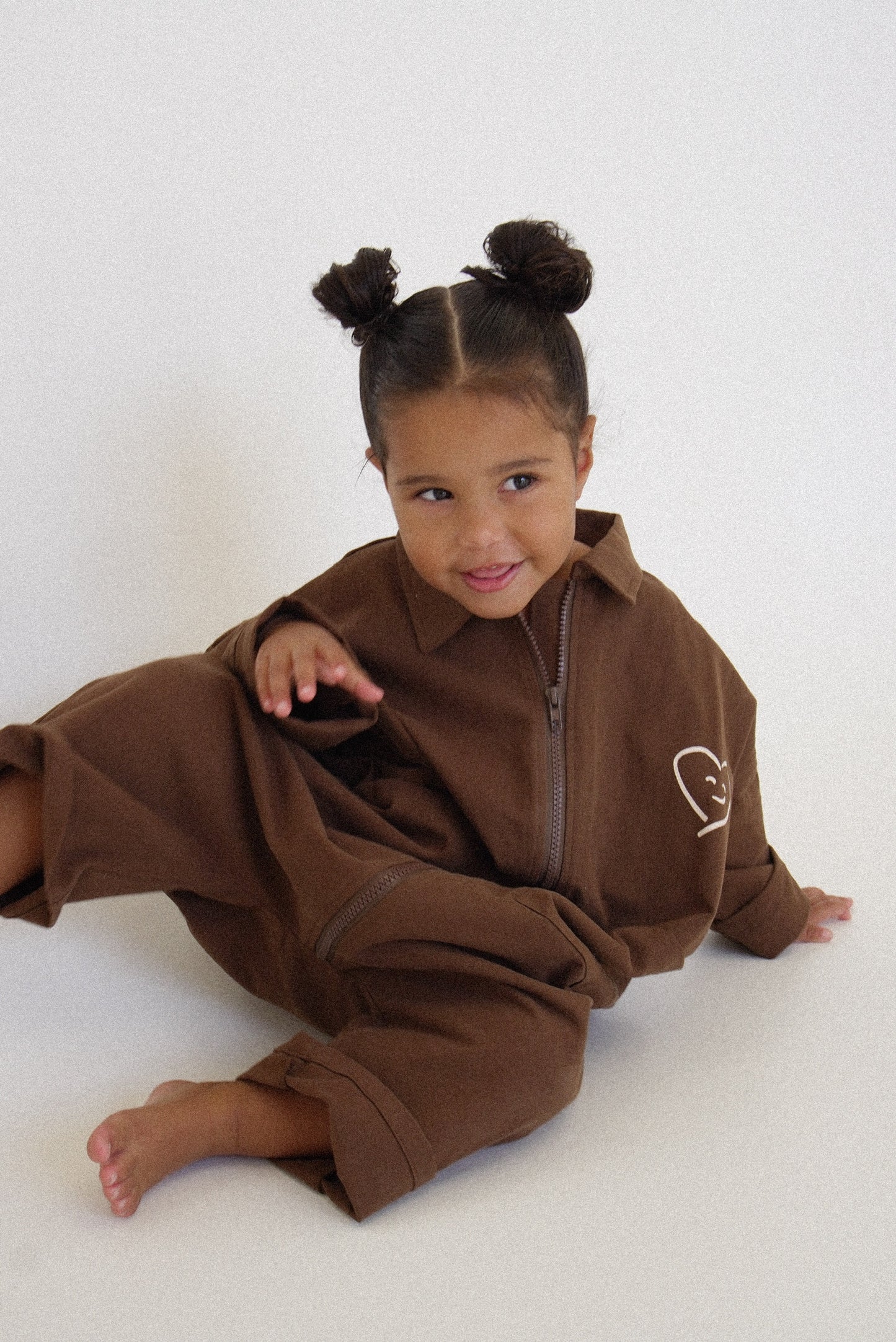 I love my daddy Boiler Suit - Chocolate
