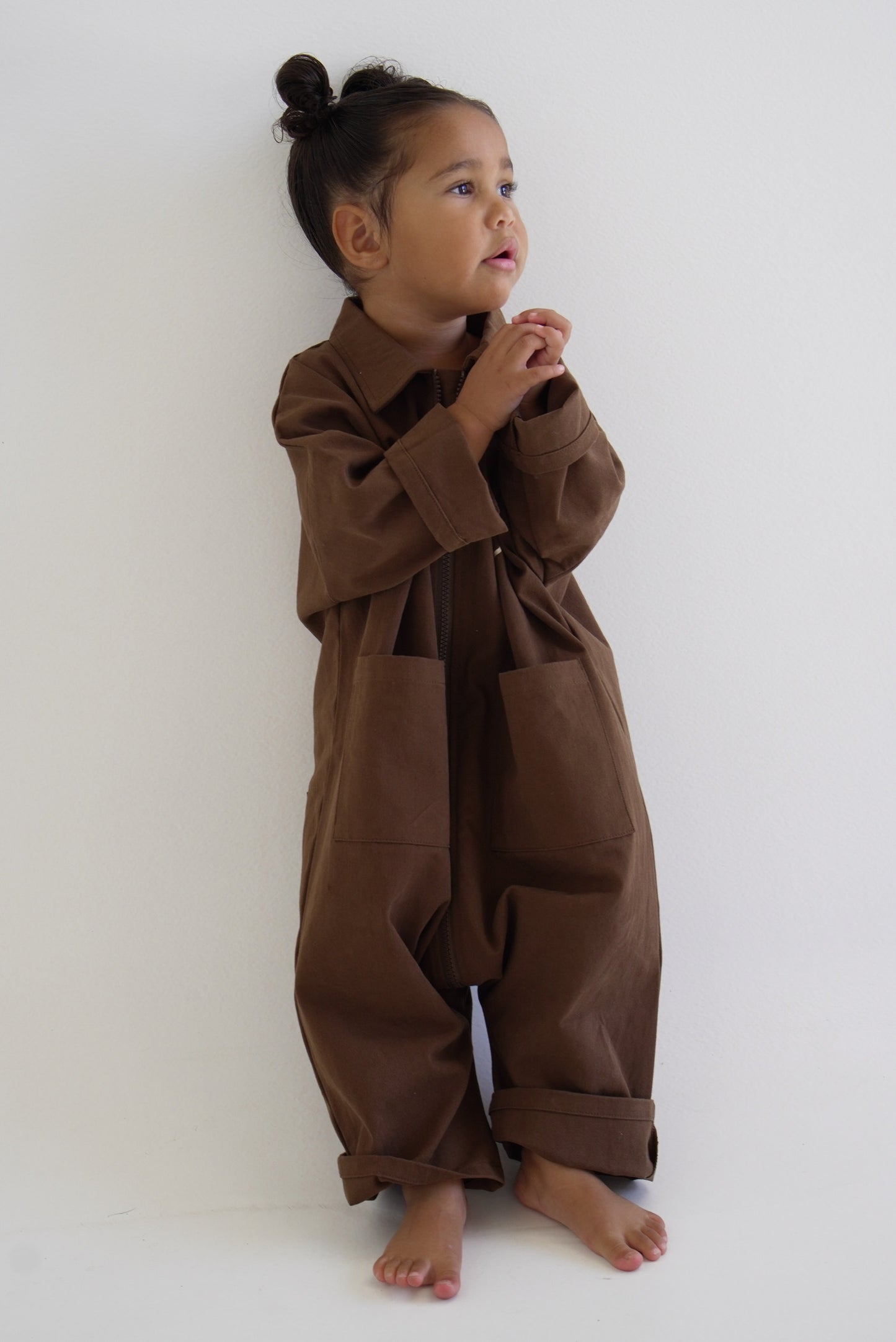 I love my daddy Boiler Suit - Chocolate