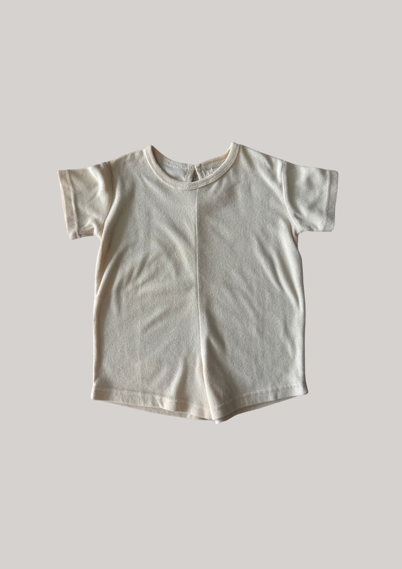 Terry Towel Romper I Size 3