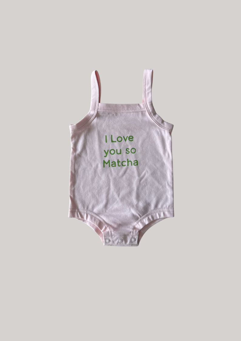 I Love You So Matcha Bodysuit I Size 0-3m