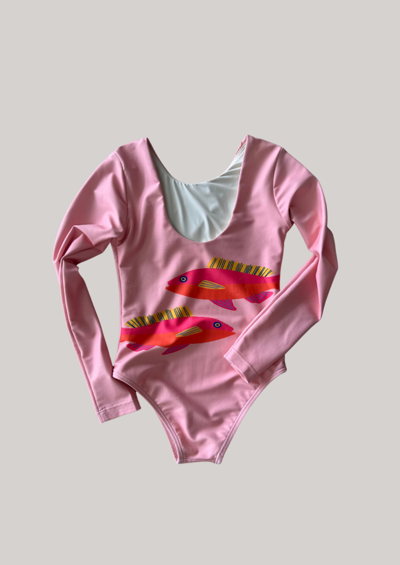 Fish Swim Long sleeve I Kids Size 4