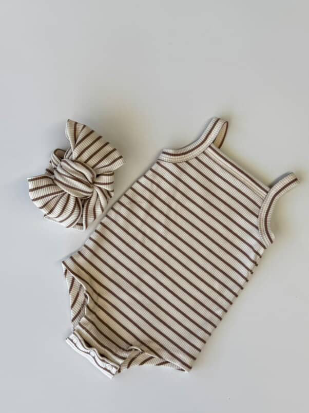 Essentials Striped Bodysuit