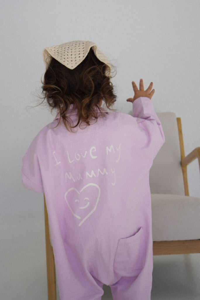 “I love my Mummy” Marshmallow pink