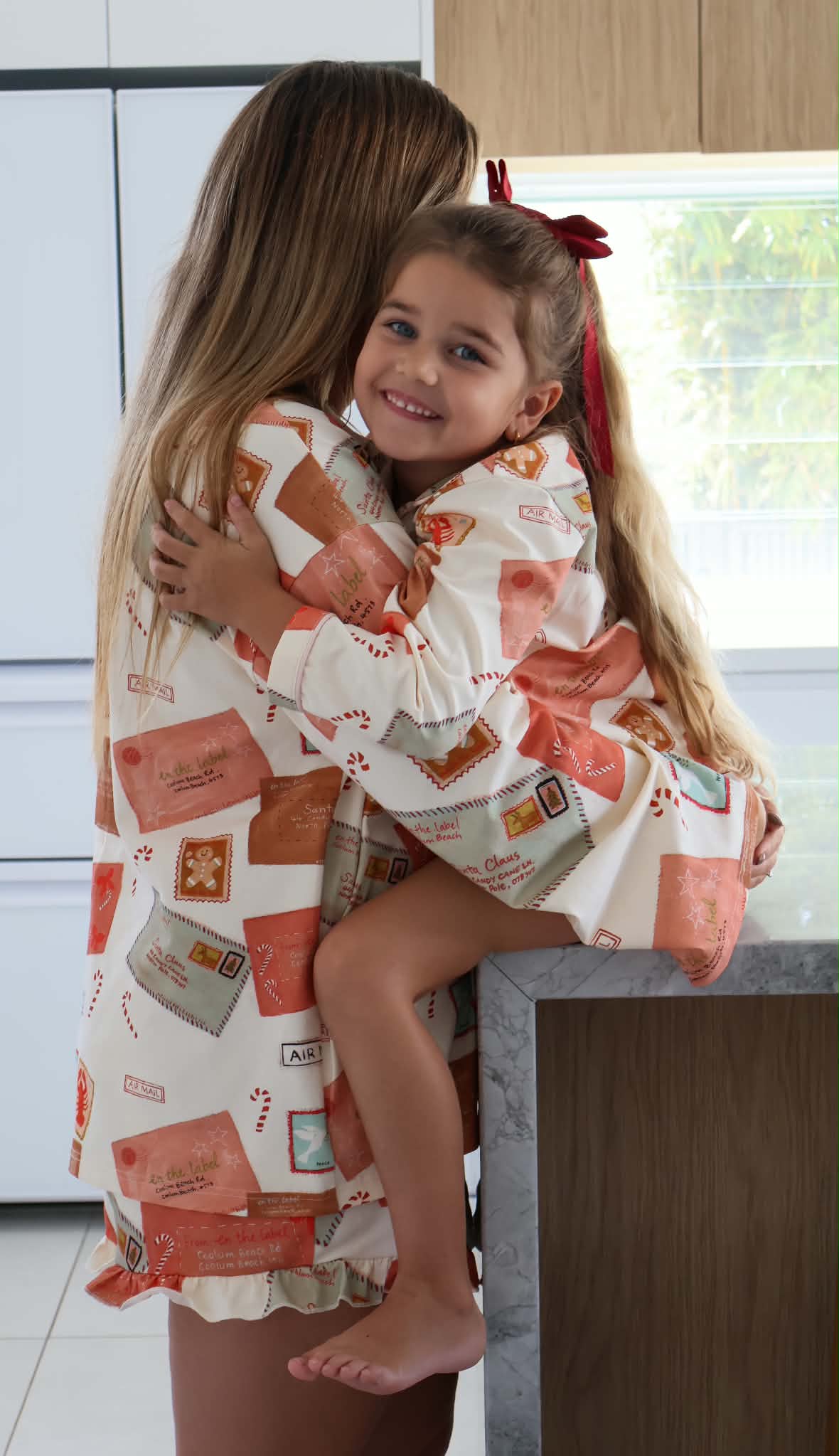 Letters to Santa- Girls Long Sleeve PJ set