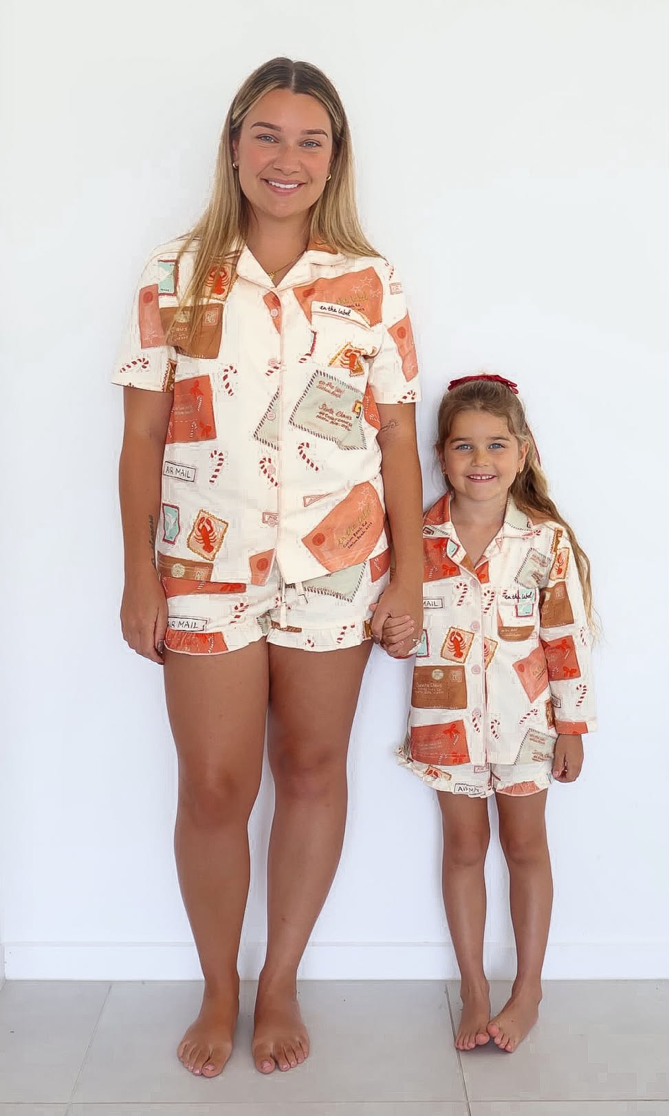 Letters to Santa- Girls Long Sleeve PJ set