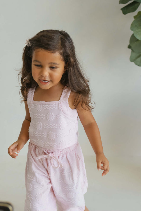 Pink Terry Towel Set