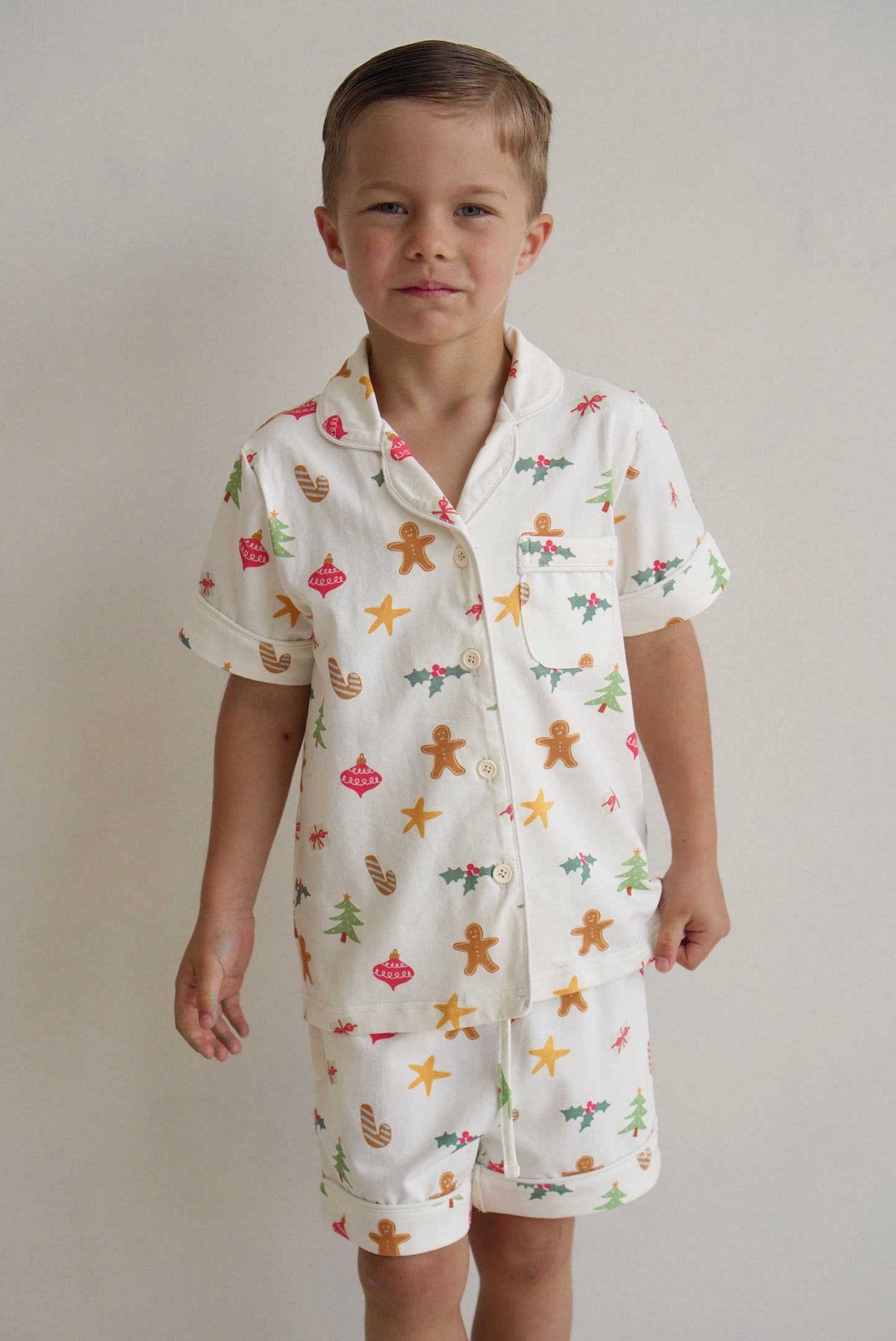 Christmas print-white kids