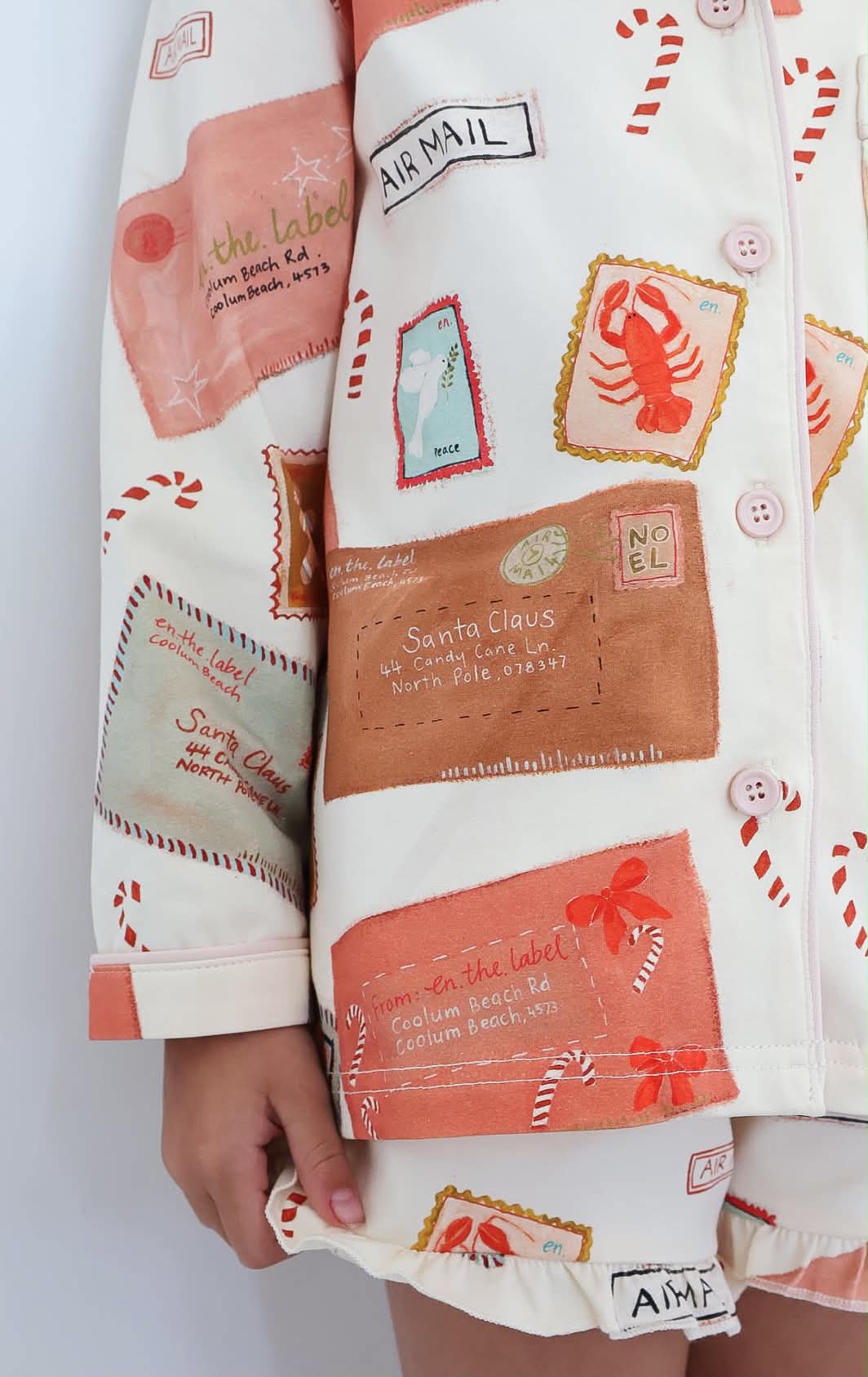 Letters to Santa- Girls Long Sleeve PJ set