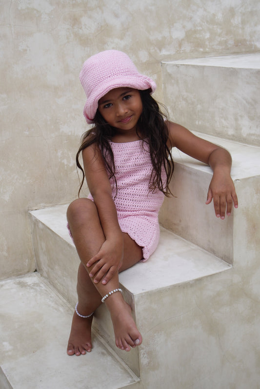 Australian made children's crochet hat.