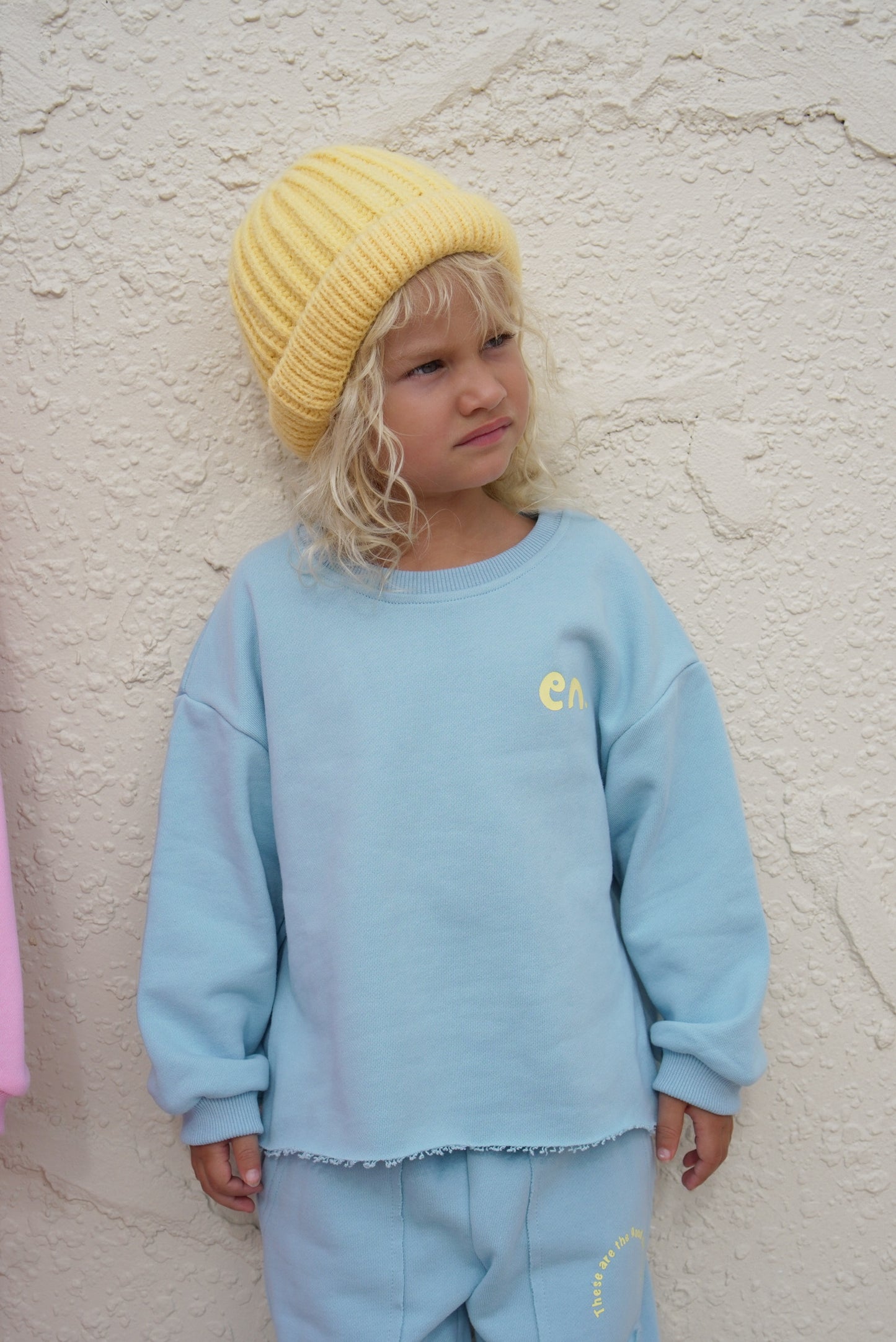 Blue 'Be a good a person' tracksuit sets