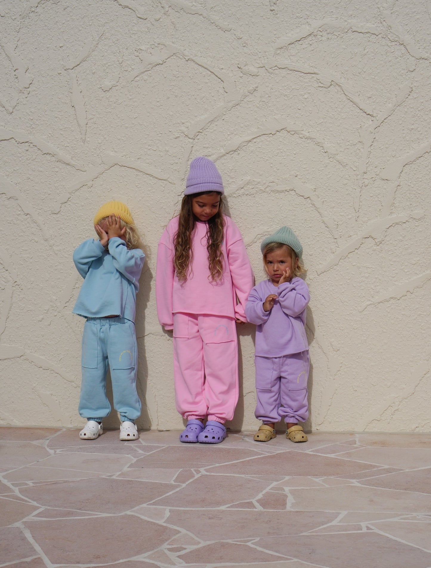 Blue 'Be a good a person' tracksuit sets