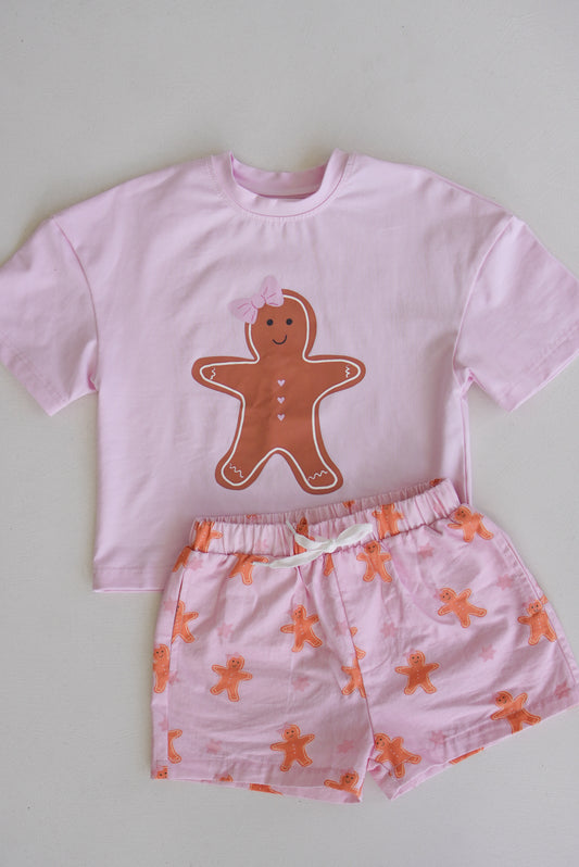 Gingerbread pink kids