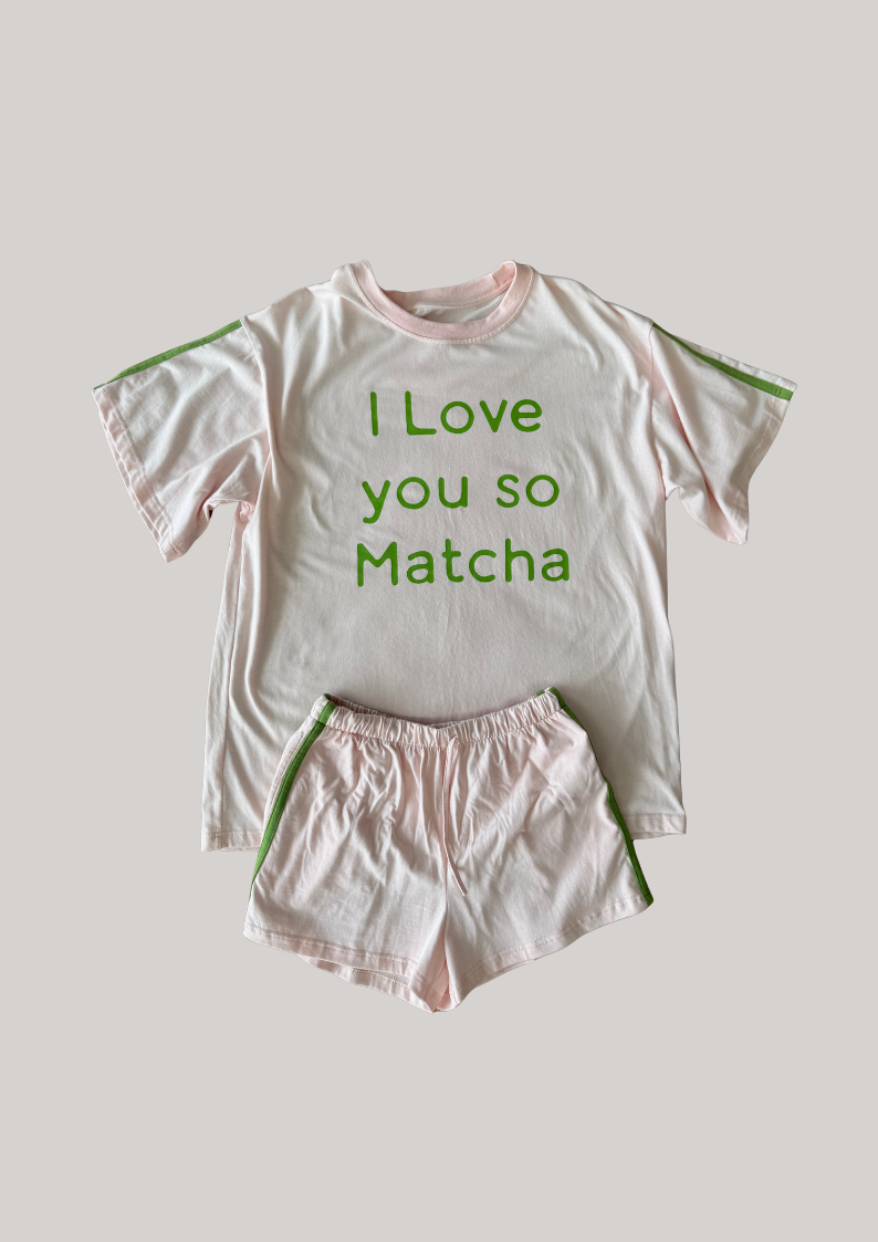 I Love you so matcha Set I Women's Size XS/S