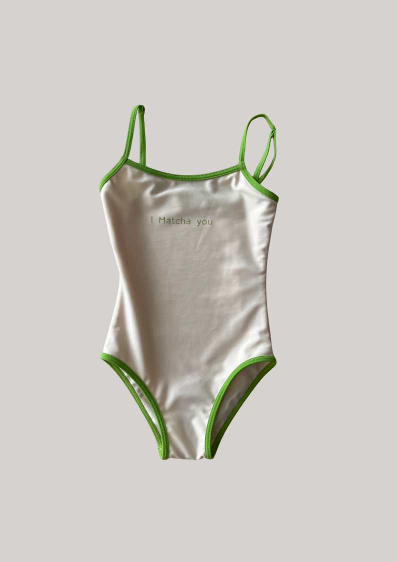 I matcha you swim I Kids Size 4