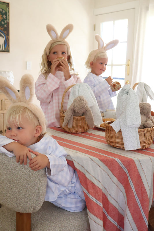 Blue Gingham Kids Pyjamas
