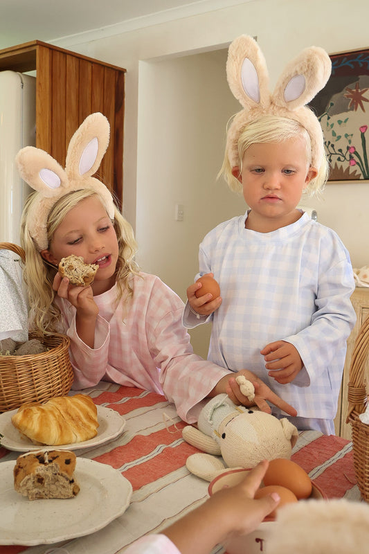 Pink Gingham Kids Pyjamas