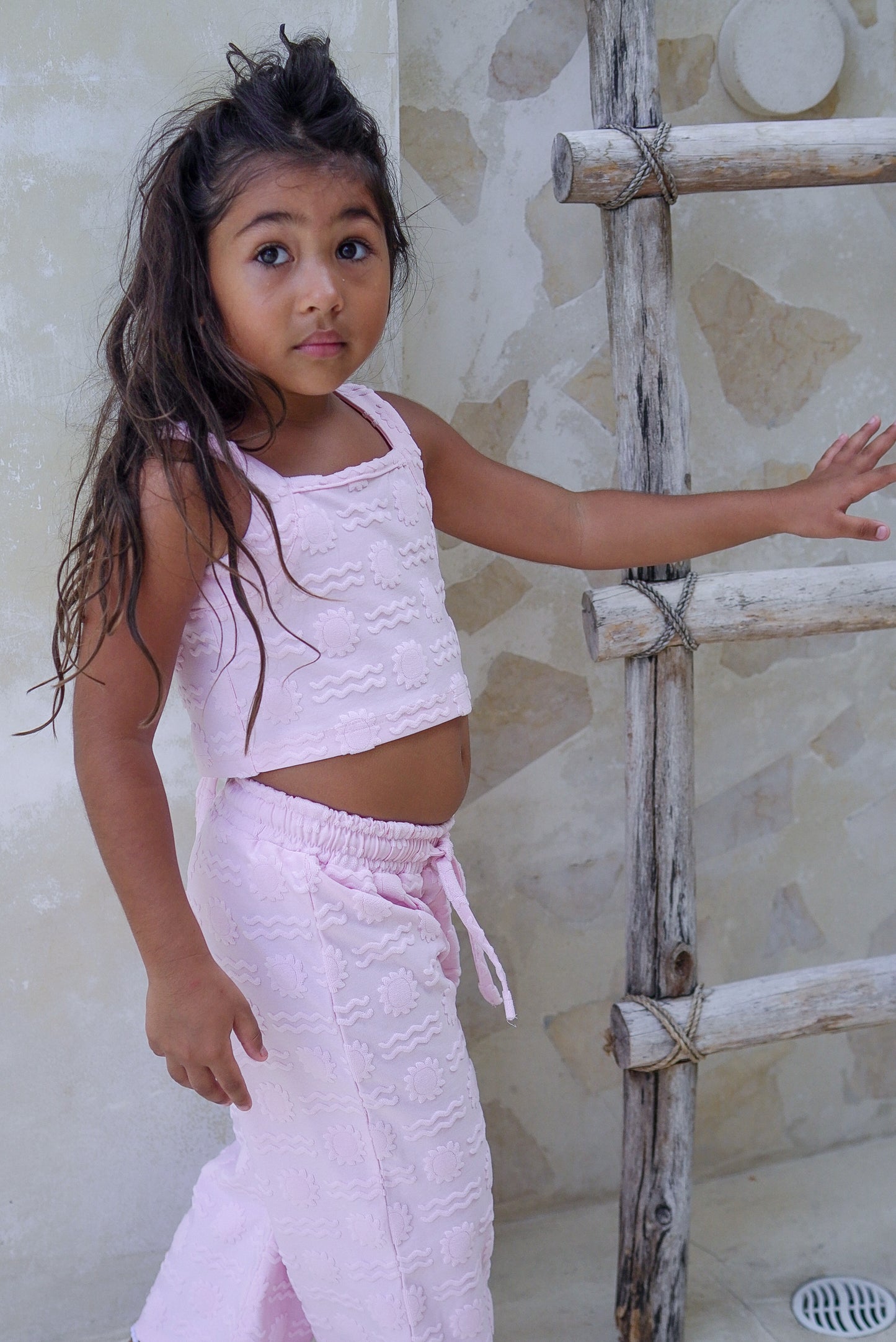 Pink Terry Towel Set