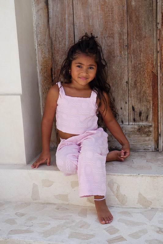 Pink Terry Towel Set