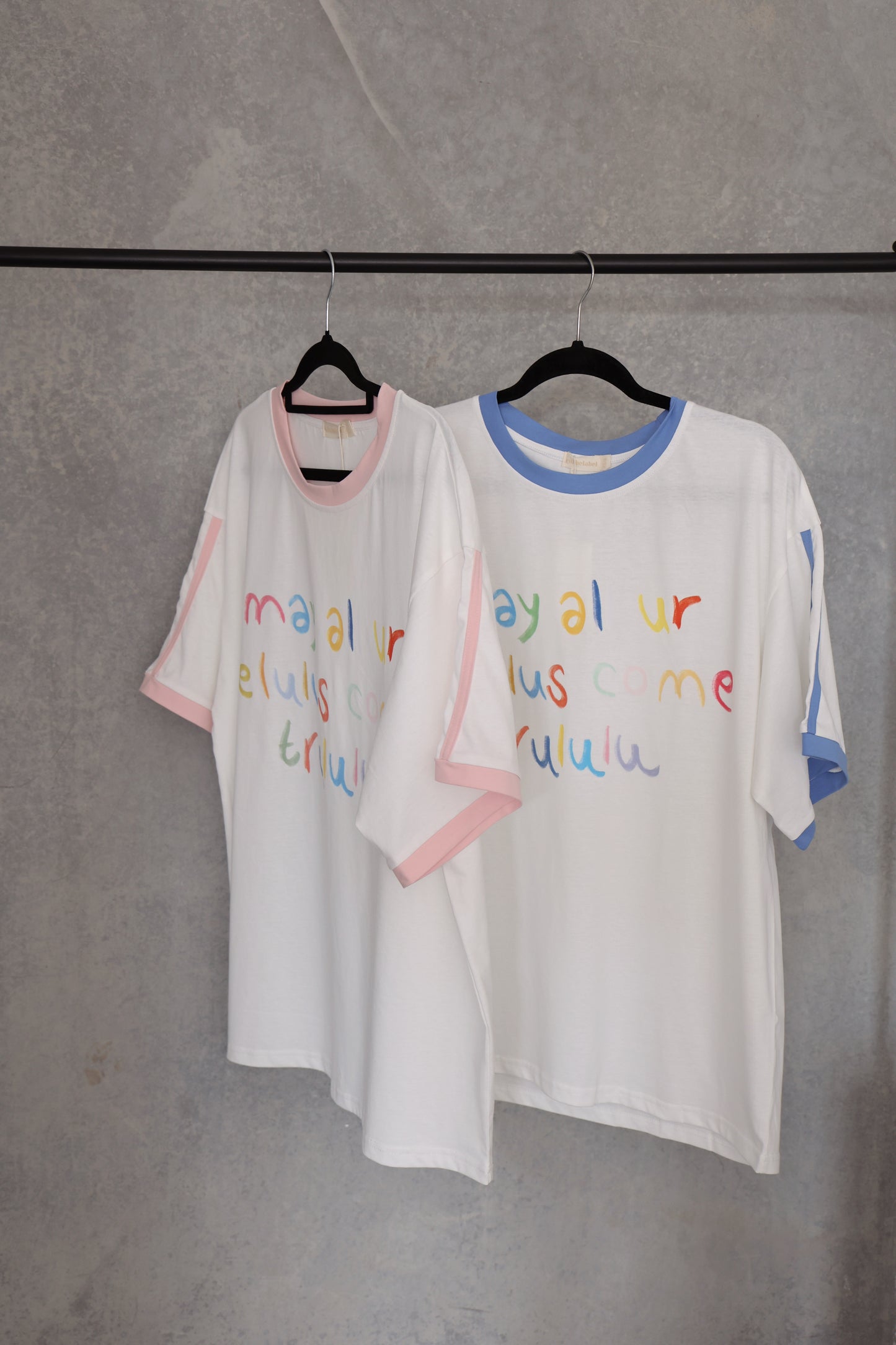 Pink - 'May all ur Delulus come trululu' Womans tee