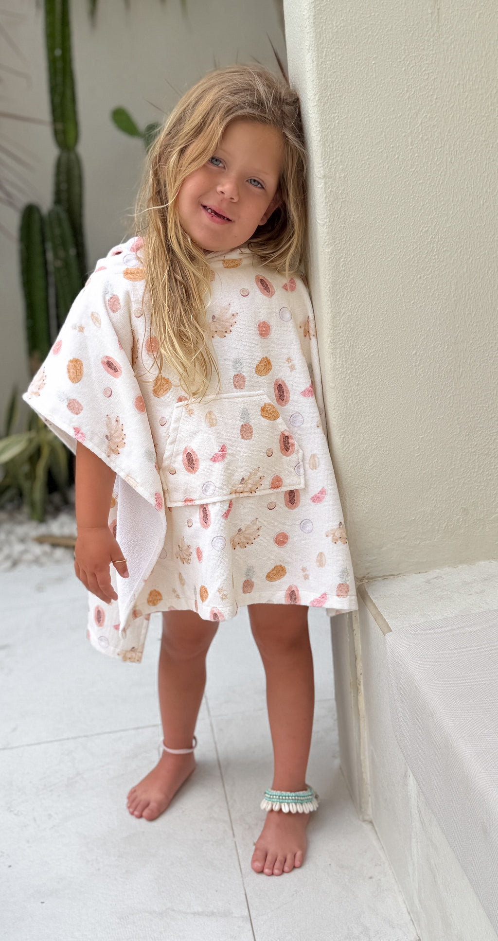 Tutti Fruiti Towel Poncho
