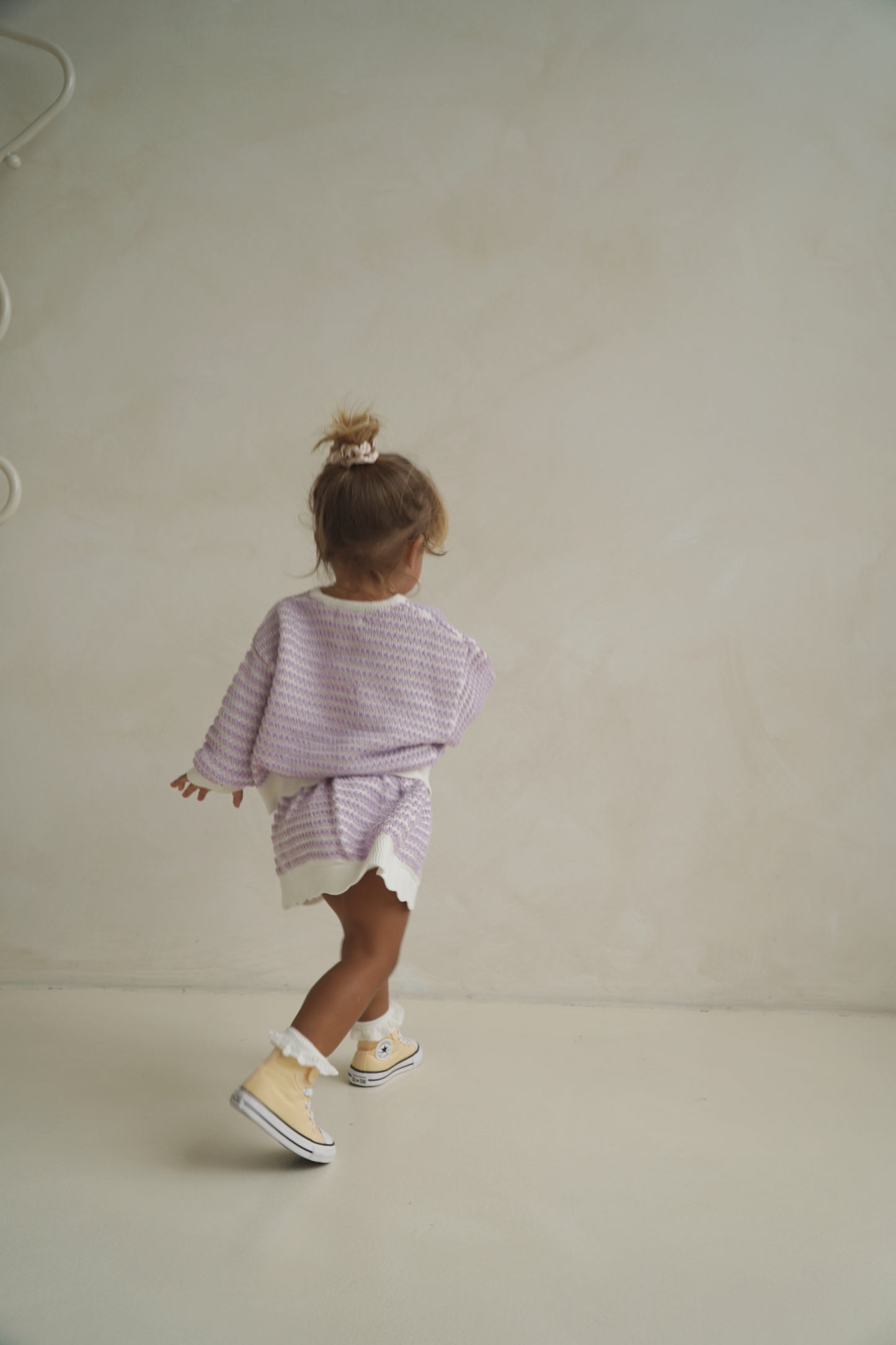Lottie Crochet Knit Set - Lilac