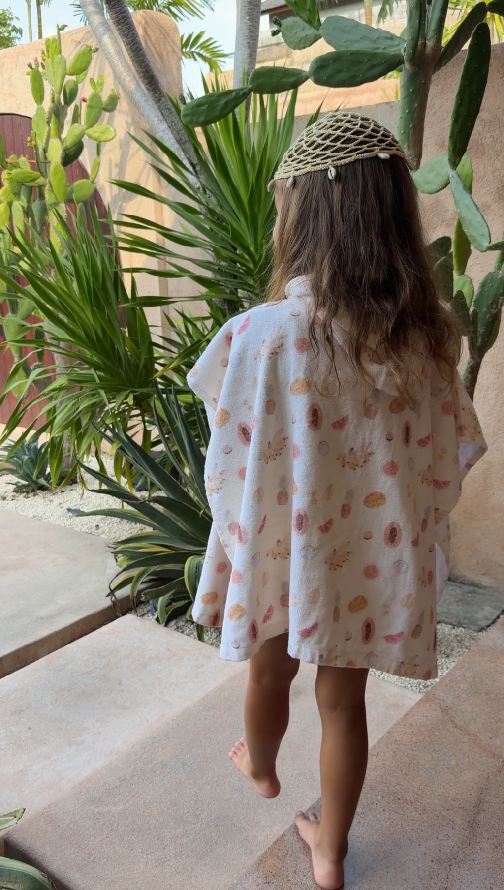 Tutti Fruiti Towel Poncho