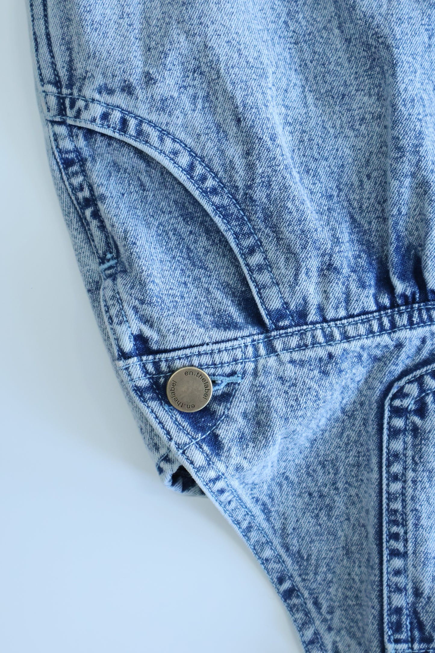 Polka Dot Overalls | Baby Blue