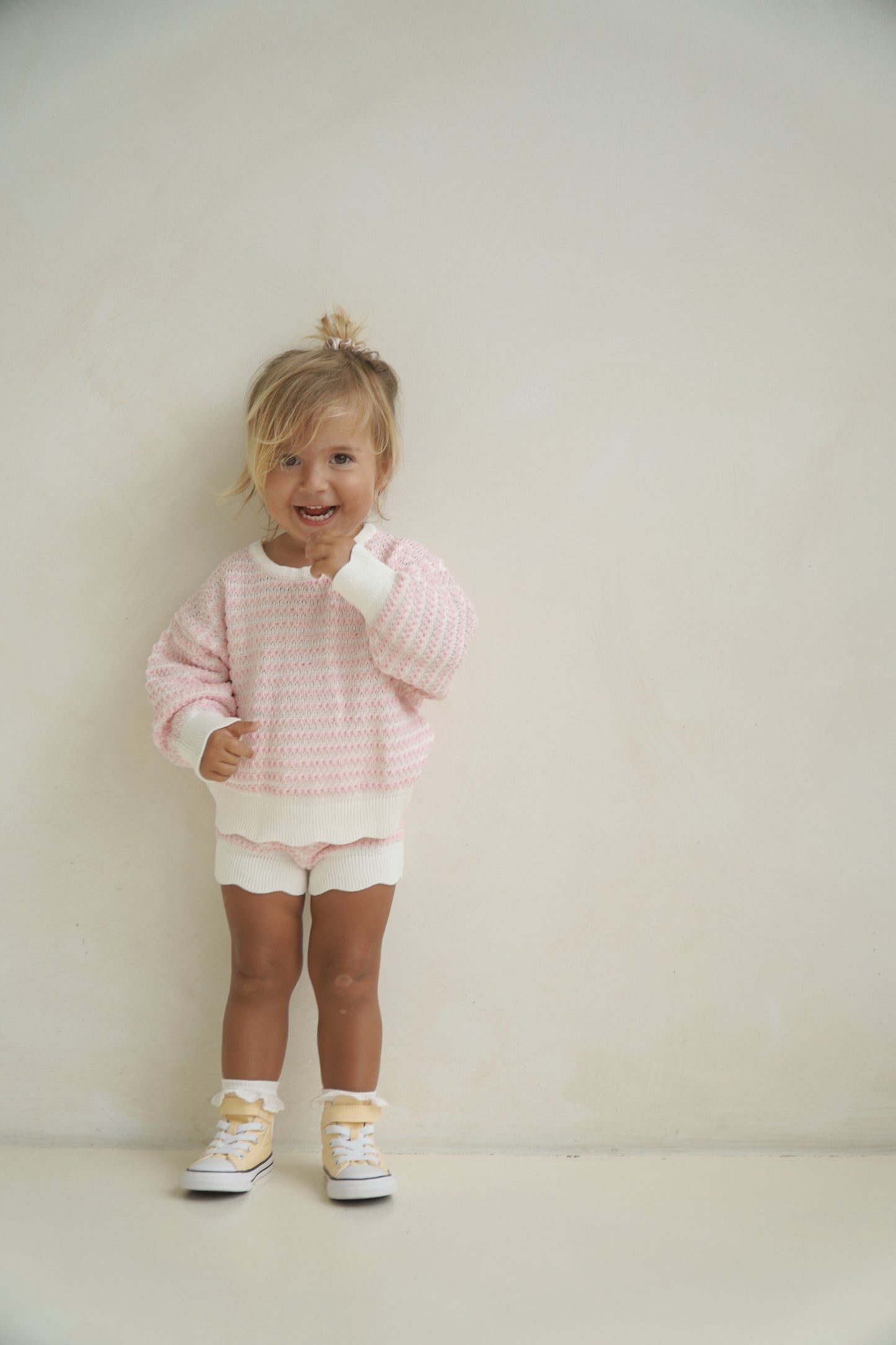 Posy Crochet Knit Set - Pink