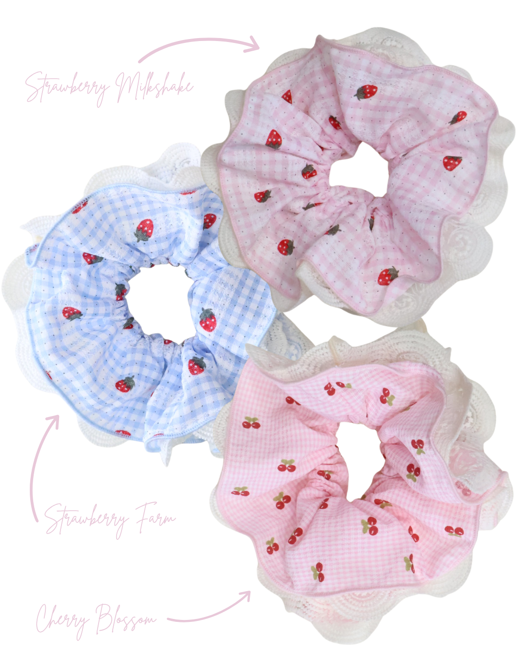 Cherry Blossom Scrunchie