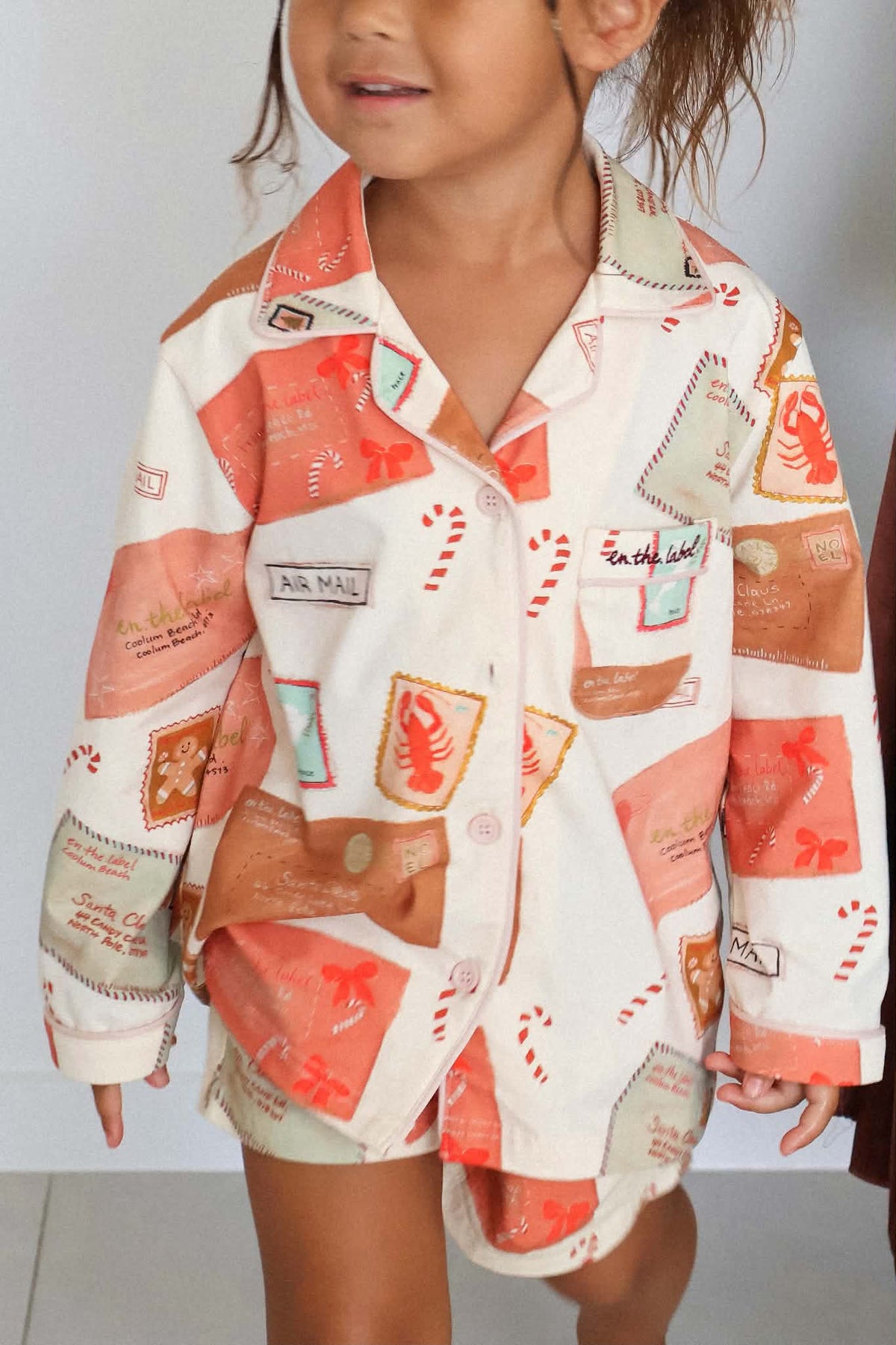 Letters to Santa- Girls Long Sleeve PJ set