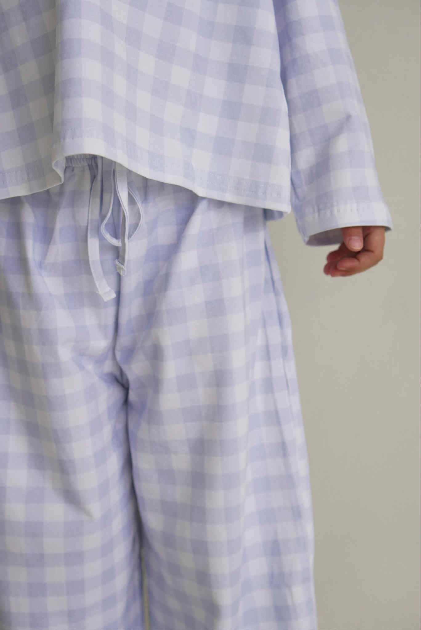 Blue Gingham Kids Pyjamas