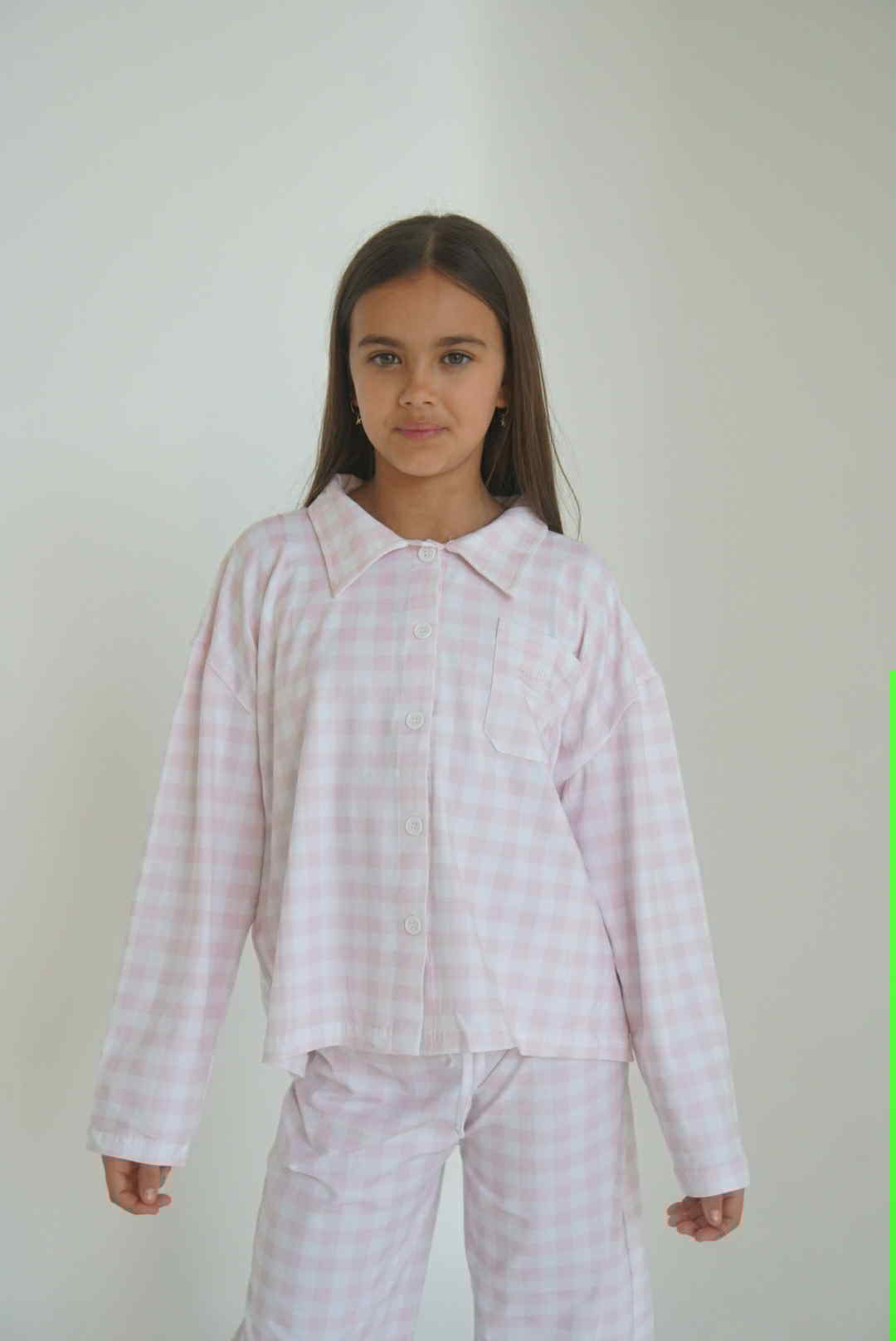 Pink & Blue Gingham pyjamas- Big kids to Teen