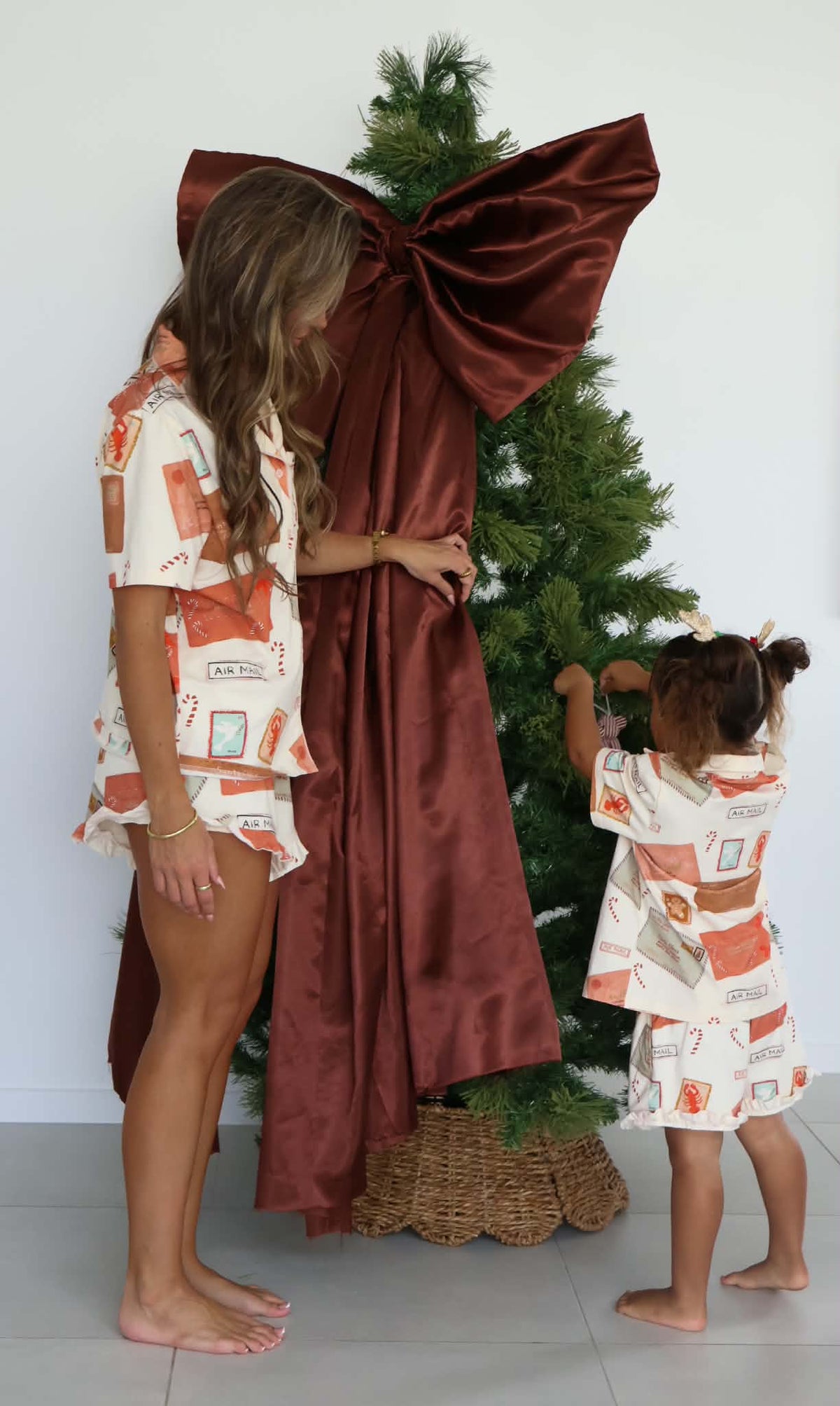 Letters to Santa- Girls Short Sleeve PJ Set