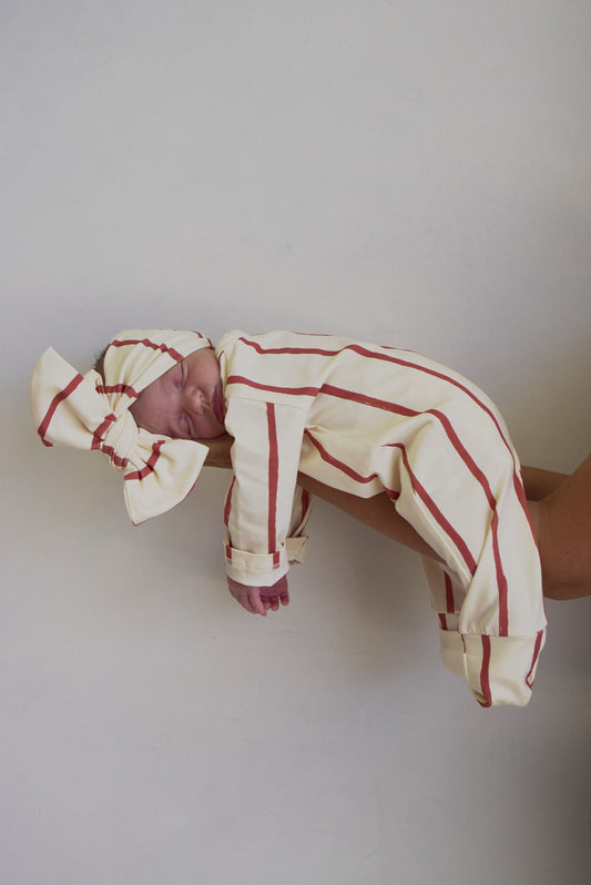 Candy Cane Stripe - Baby Romper