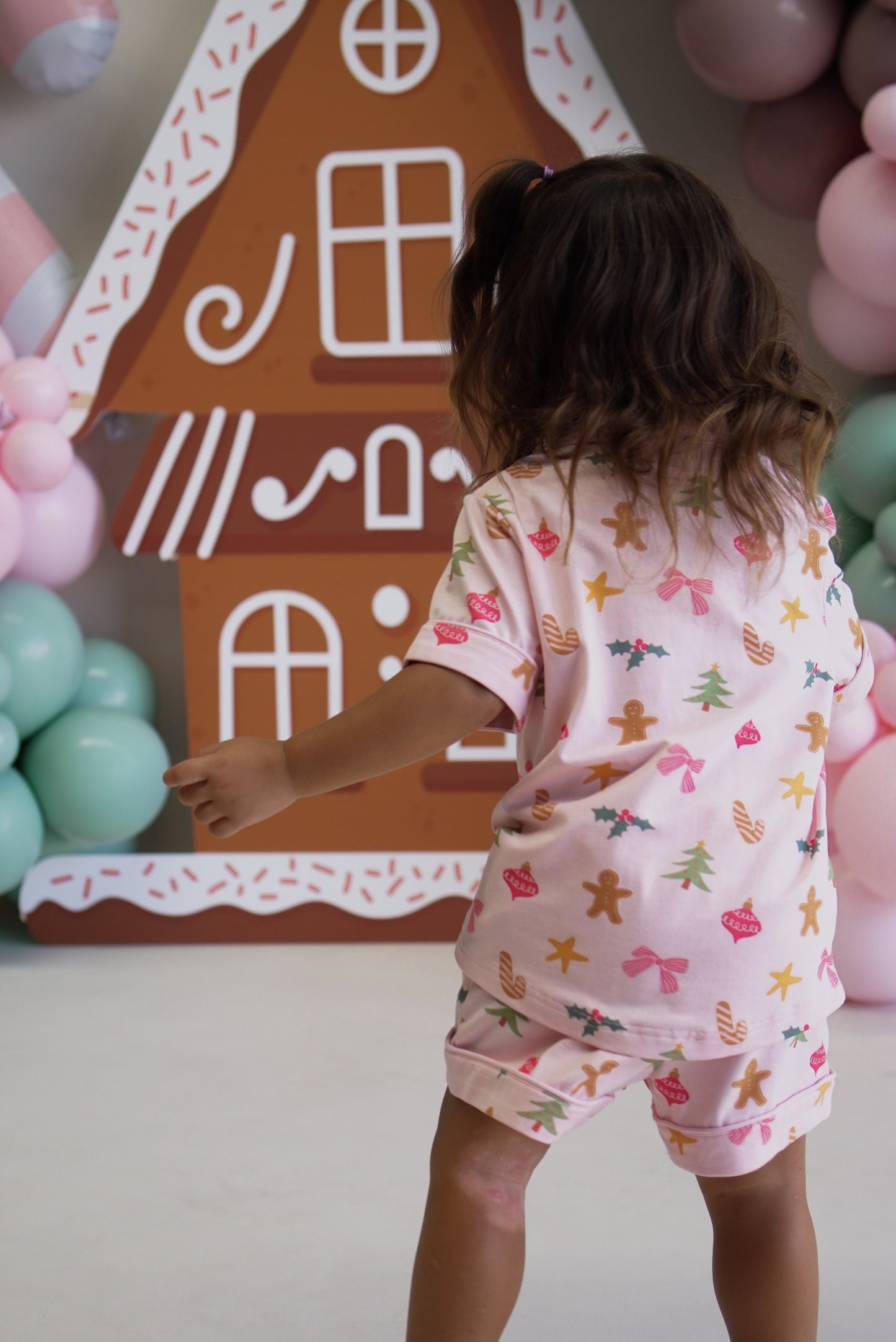 Christmas Print Kids - Pink