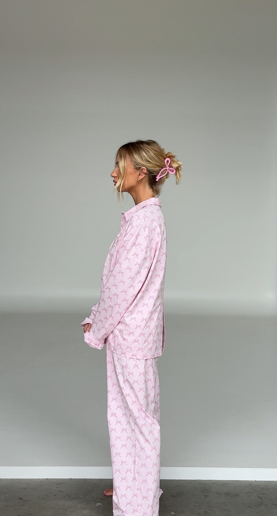 Bow Pyajama White main image 1